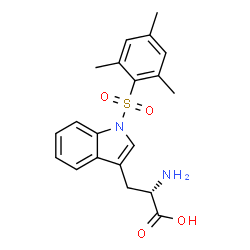 ChemSpider 2D Image | 1-(Mesitylsulfonyl)-L-tryptophan | C20H22N2O4S