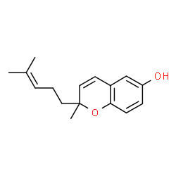 ChemSpider 2D Image | 2-Methyl-2-(4-methyl-3-penten-1-yl)-2H-chromen-6-ol | C16H20O2
