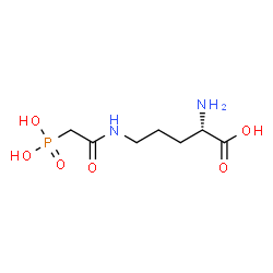 ChemSpider 2D Image | N-(Phosphonoacetyl)-L-Ornithine | C7H15N2O6P