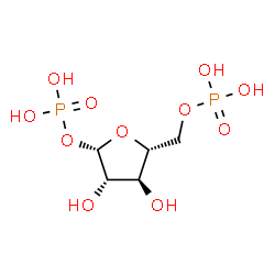 ChemSpider 2D Image | 1,5-Di-O-phosphono-beta-D-arabinofuranose | C5H12O11P2