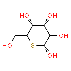 ChemSpider 2D Image | 5-Thio-alpha-L-erythro-hexopyranose | C6H12O5S