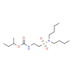 ChemSpider 2D Image | sec-Butyl [2-(dibutylsulfamoyl)ethyl]carbamate | C15H32N2O4S