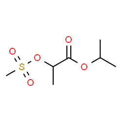 ChemSpider 2D Image | Isopropyl 2-[(methylsulfonyl)oxy]propanoate | C7H14O5S