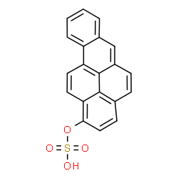 ChemSpider 2D Image | Benzo[pqr]tetraphen-1-yl hydrogen sulfate | C20H12O4S