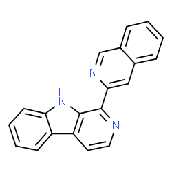 ChemSpider 2D Image | 1-(3-Isoquinolinyl)-9H-beta-carboline | C20H13N3