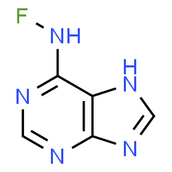 ChemSpider 2D Image | N-Fluoro-7H-purin-6-amine | C5H4FN5