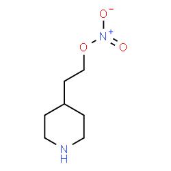ChemSpider 2D Image | 4-(2-Nitroxyethyl)piperidine | C7H14N2O3