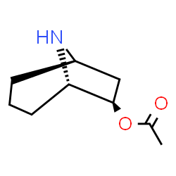 ChemSpider 2D Image | (1R,5S,6R)-8-Azabicyclo[3.2.1]oct-6-yl acetate | C9H15NO2