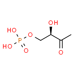 ChemSpider 2D Image | (2R)-2-Hydroxy-3-oxobutyl dihydrogen phosphate | C4H9O6P