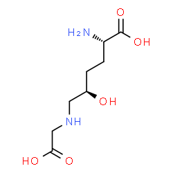 ChemSpider 2D Image | (5R)-N~6~-(Carboxymethyl)-5-hydroxy-L-lysine | C8H16N2O5