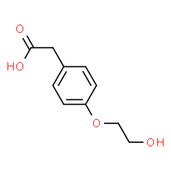 ChemSpider 2D Image | [4-(2-Hydroxyethoxy)phenyl]acetic acid | C10H12O4