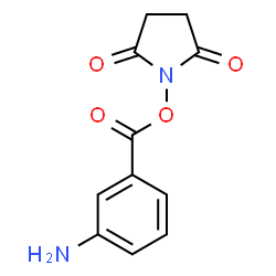 ChemSpider 2D Image | N-(m-Aminobenzoyloxy)succinimide | C11H10N2O4