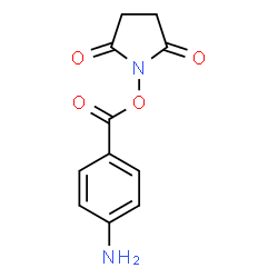 ChemSpider 2D Image | N-(p-Aminobenzoyloxy)succinimide | C11H10N2O4