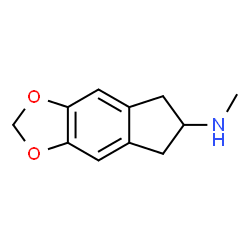 ChemSpider 2D Image | 5,6-Methylenedioxy-N-methyl-2-aminoindane | C11H13NO2