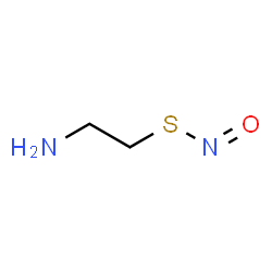 ChemSpider 2D Image | 2-(Nitrososulfanyl)ethanamine | C2H6N2OS