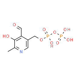 ChemSpider 2D Image | Pyridoxal-5'-Diphosphate | C8H11NO9P2