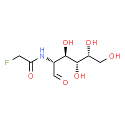 ChemSpider 2D Image | 2-Deoxy-2-[(fluoroacetyl)amino]-D-galactose | C8H14FNO6