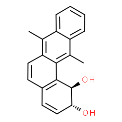 ChemSpider 2D Image | (1R,2R)-7,12-Dimethyl-1,2-dihydro-1,2-tetraphenediol | C20H18O2