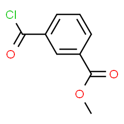 ChemSpider 2D Image | Methyl isophthaloyl chloride | C9H7ClO3