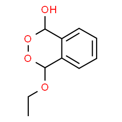 ChemSpider 2D Image | 4-Ethoxy-1,4-dihydro-2,3-benzodioxin-1-ol | C10H12O4