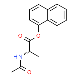 ChemSpider 2D Image | 1-Naphthyl N-acetyl-L-alaninate | C15H15NO3