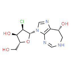 ChemSpider 2D Image | Adechlorin | C11H15ClN4O4