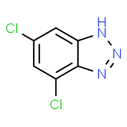 ChemSpider 2D Image | 5,7-Dichloro-1H-benzotriazole | C6H3Cl2N3