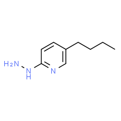 ChemSpider 2D Image | 5-Butyl-2-hydrazinopyridine | C9H15N3