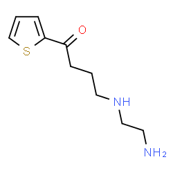 ChemSpider 2D Image | 4-((2-Aminoethyl)amino)-1-(thienyl)-1-butanone | C10H16N2OS