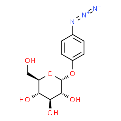 ChemSpider 2D Image | 4-Azidophenyl alpha-D-glucopyranoside | C12H15N3O6
