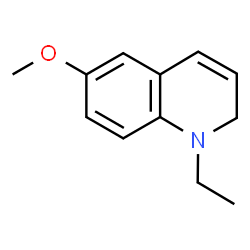 ChemSpider 2D Image | 1-Ethyl-6-methoxy-1,2-dihydroquinoline | C12H15NO