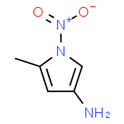 ChemSpider 2D Image | 5-Methyl-1-nitro-1H-pyrrol-3-amine | C5H7N3O2