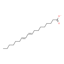 ChemSpider 2D Image | (9E,11E)-9,11-Octadecadienoate | C18H31O2