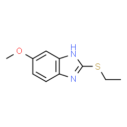 ChemSpider 2D Image | 2-(Ethylsulfanyl)-6-methoxy-1H-benzimidazole | C10H12N2OS