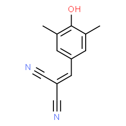 ChemSpider 2D Image | (4-Hydroxy-3,5-dimethylbenzylidene)malononitrile | C12H10N2O