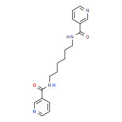 ChemSpider 2D Image | N,N'-1,6-Hexanediyldinicotinamide | C18H22N4O2