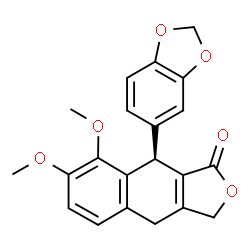 ChemSpider 2D Image | beta-Apopolygamatin | C21H18O6