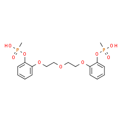 ChemSpider 2D Image | Oxybis(2,1-ethanediyloxy-2,1-phenylene) bis[hydrogen methyl(phosphonate)] | C18H24O9P2