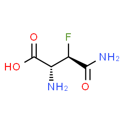ChemSpider 2D Image | (3R)-3-Fluoro-L-asparagine | C4H7FN2O3