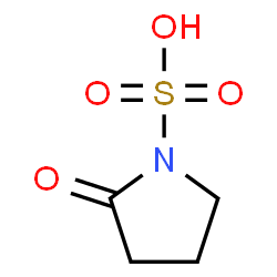 ChemSpider 2D Image | 2-Oxo-1-pyrrolidinesulfonic acid | C4H7NO4S