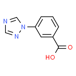 ChemSpider 2D Image | 3-(1,2,4-Triazol-1-yl)benzoic Acid | C9H7N3O2