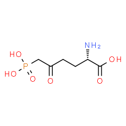 ChemSpider 2D Image | 5-Oxo-6-phosphono-L-norleucine | C6H12NO6P