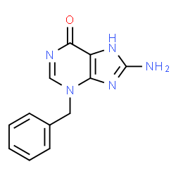 ChemSpider 2D Image | 8-Amino-3-benzyl-3H-purin-6(9H)-one | C12H11N5O