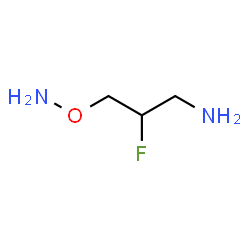 ChemSpider 2D Image | 3-Aminooxy-2-fluoro-1-propanamine | C3H9FN2O