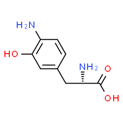 ChemSpider 2D Image | 4-Amino-3-hydroxy-L-phenylalanine | C9H12N2O3