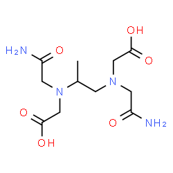 ChemSpider 2D Image | 2,2'-{1,2-Propanediylbis[(2-amino-2-oxoethyl)imino]}diacetic acid | C11H20N4O6