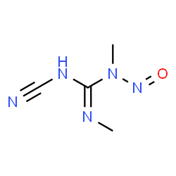 ChemSpider 2D Image | 3-Cyano-1,2-dimethyl-1-nitrosoguanidine | C4H7N5O