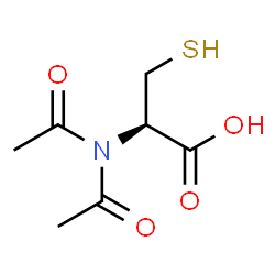 ChemSpider 2D Image | N,N-Diacetyl-L-cysteine | C7H11NO4S