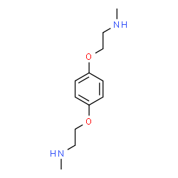 ChemSpider 2D Image | 2,2'-[1,4-Phenylenebis(oxy)]bis(N-methylethanamine) | C12H20N2O2