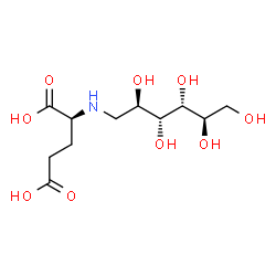 ChemSpider 2D Image | (2S)-2-{[(2R,3R,4R,5R)-2,3,4,5,6-Pentahydroxyhexyl]amino}pentanedioic acid | C11H21NO9
